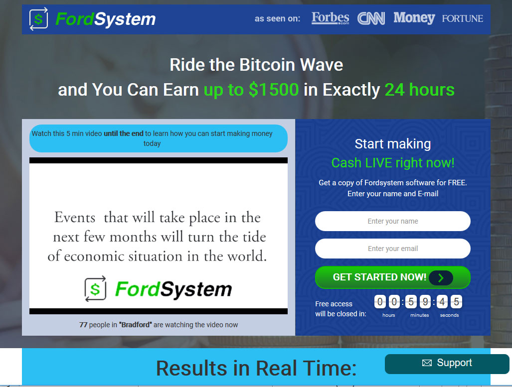 Ford System Website Screenshot