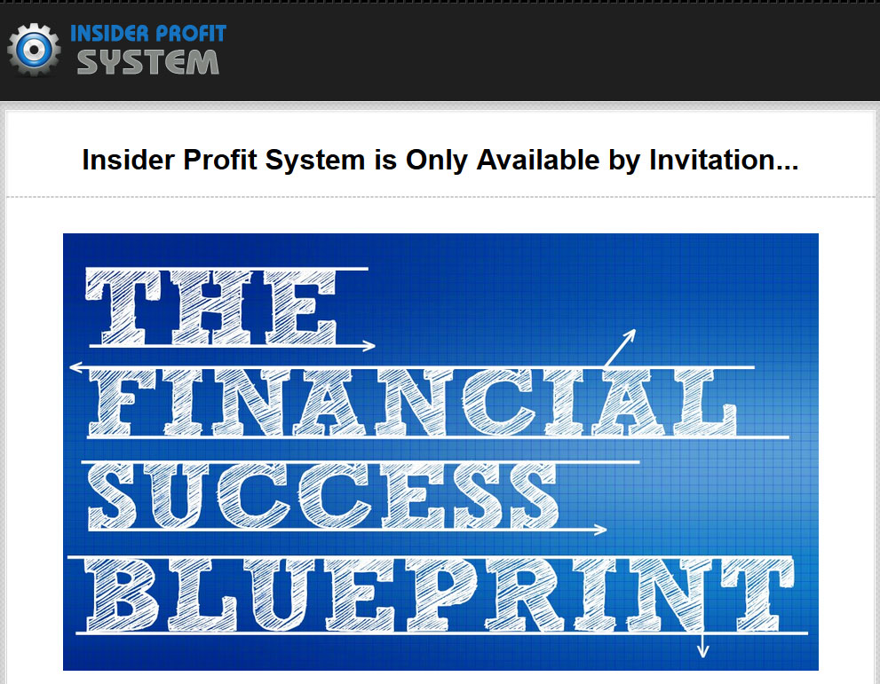 Insider Profit System Website Screenshot