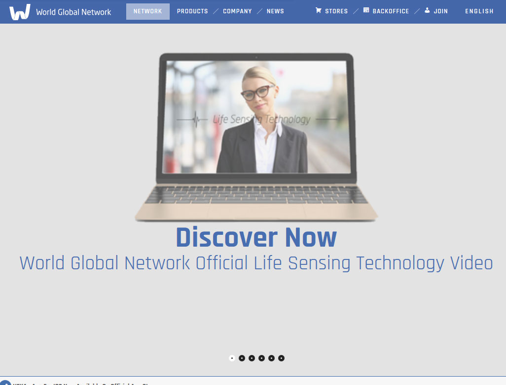 World Global Network Website Screenshot