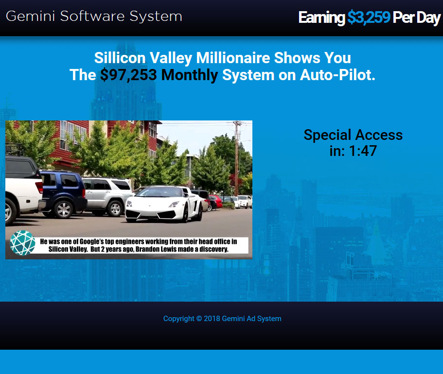 Gemini Software System Website Screenshot