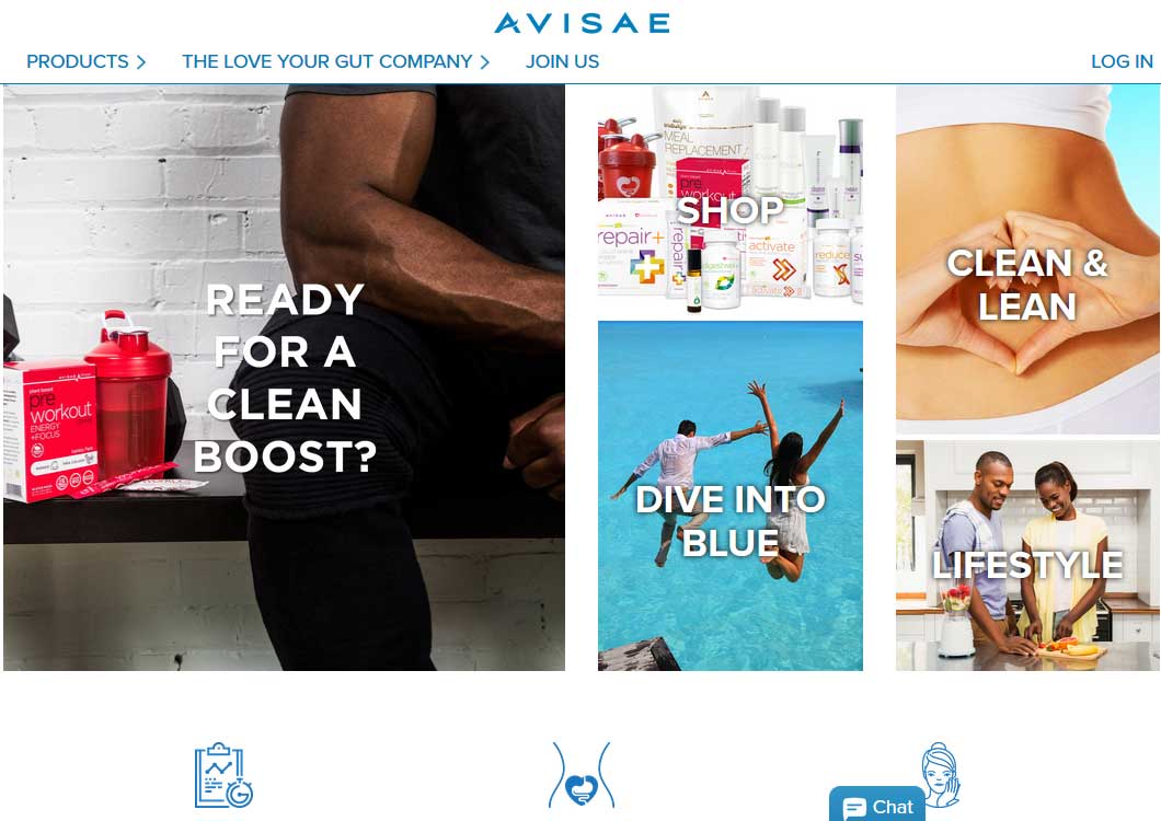 Avisae Website Screenshot