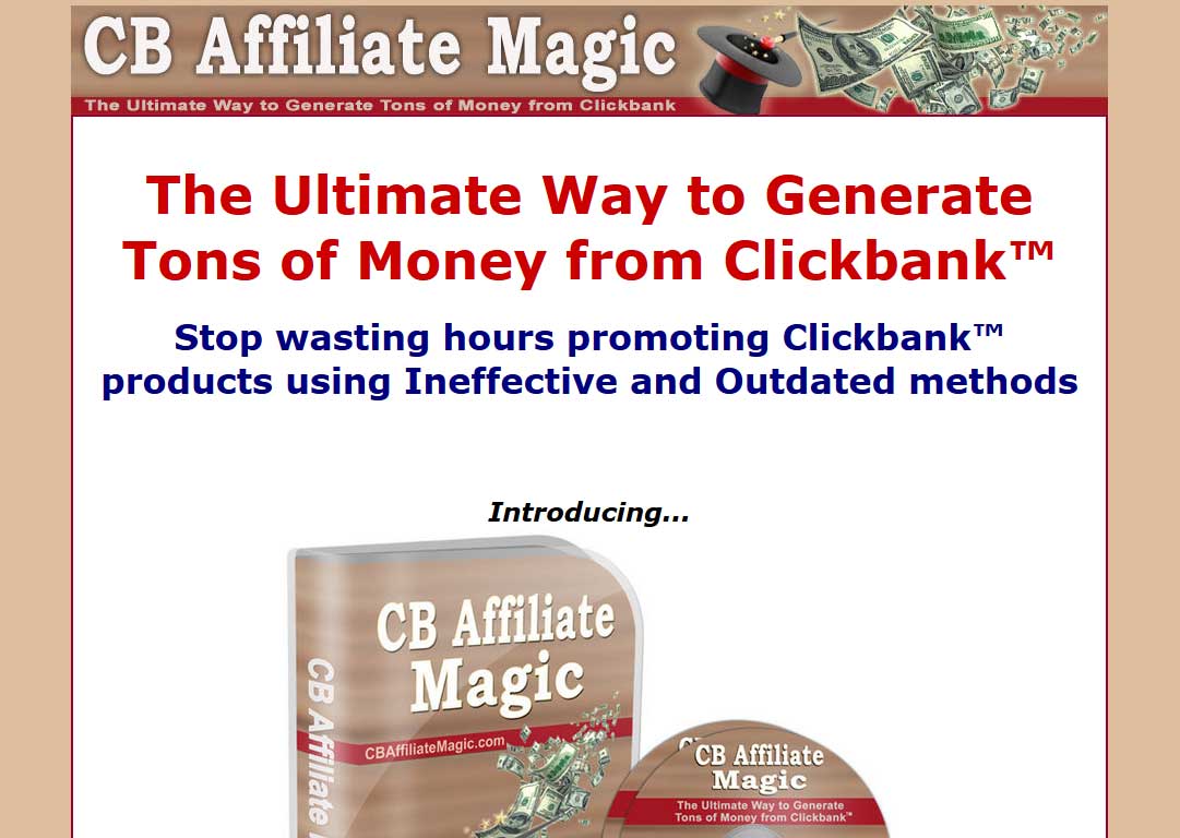 CB Affiliate Magic Website Screenshot