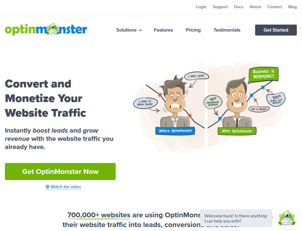 OptinMonster Website Screenshot