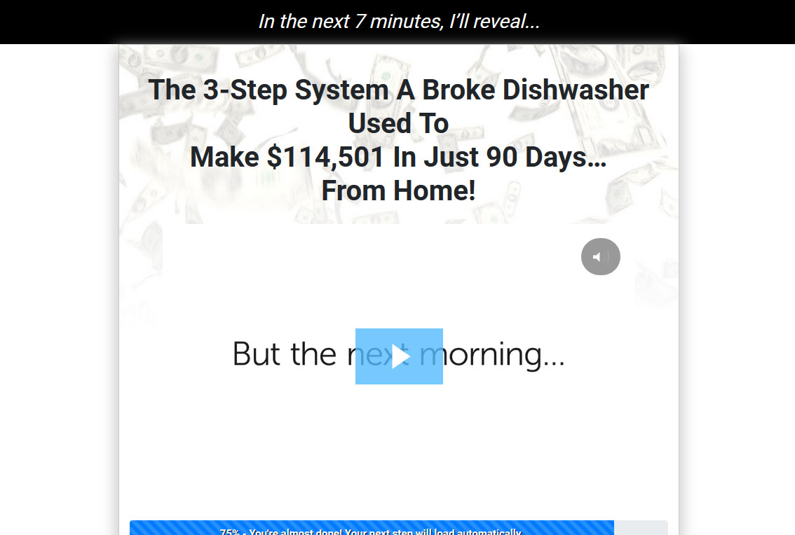 Broke Dishwasher System Website Screenshot