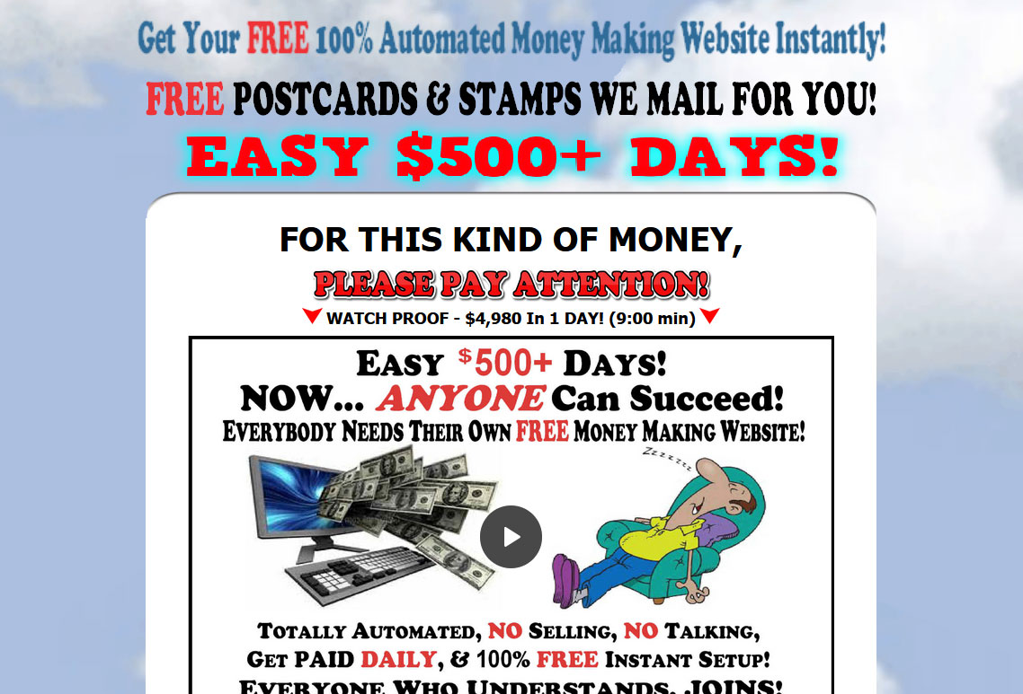 Best Easy Work Review - Scam or Legit Free Automated Money Making